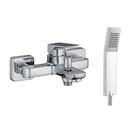 Grifo monomando MARRIOT para bañera con colgador orientable.
